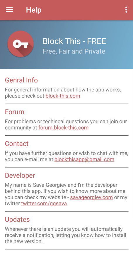 Block This, Aplikasi Pemblokir Iklan Android